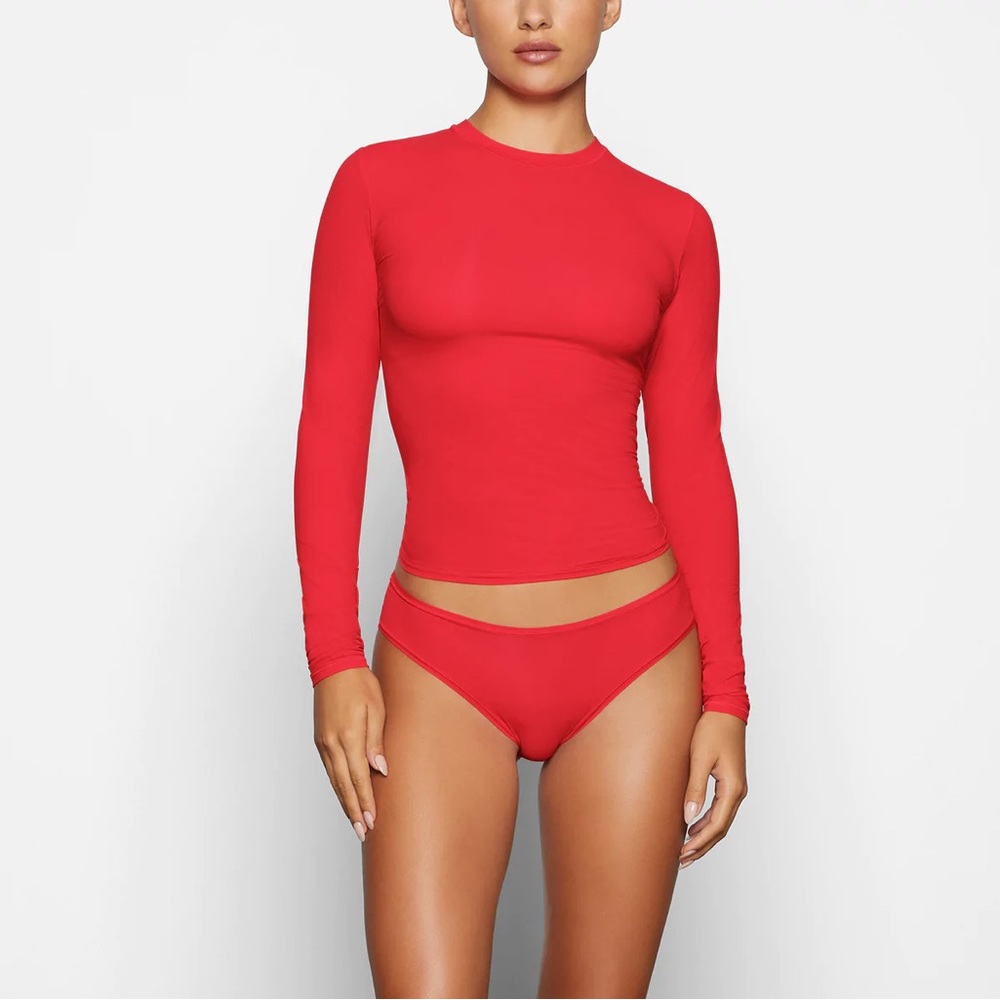Skims Fits Everybody Long Sleeve Tee